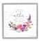 Stupell Industries Sentimental Mother's Day Flower Quote Watercolor Detail Framed Giclee Art